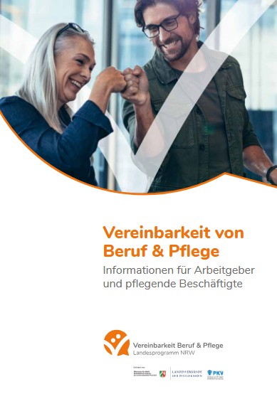 Broschüre des Landesprogramms Vereinbarkeit Beruf und Pflege NRW