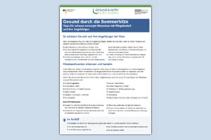 Gesund durch die Sommerhitze