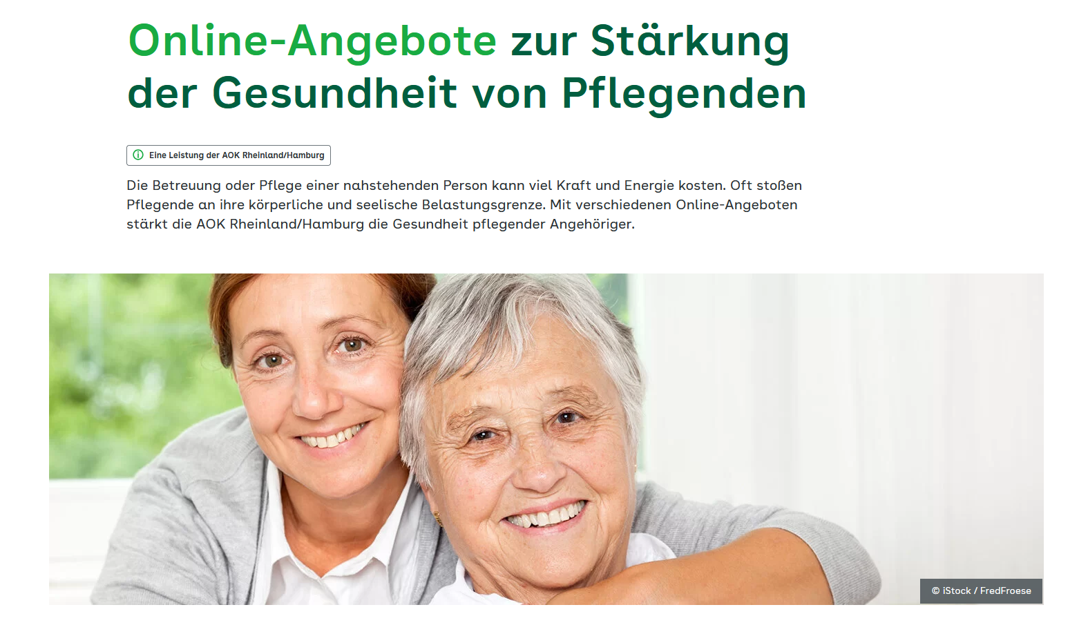 "Zeit für mich" Online-Vorträge
