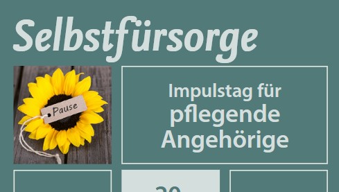 Impulstag für pflegende Angehörige