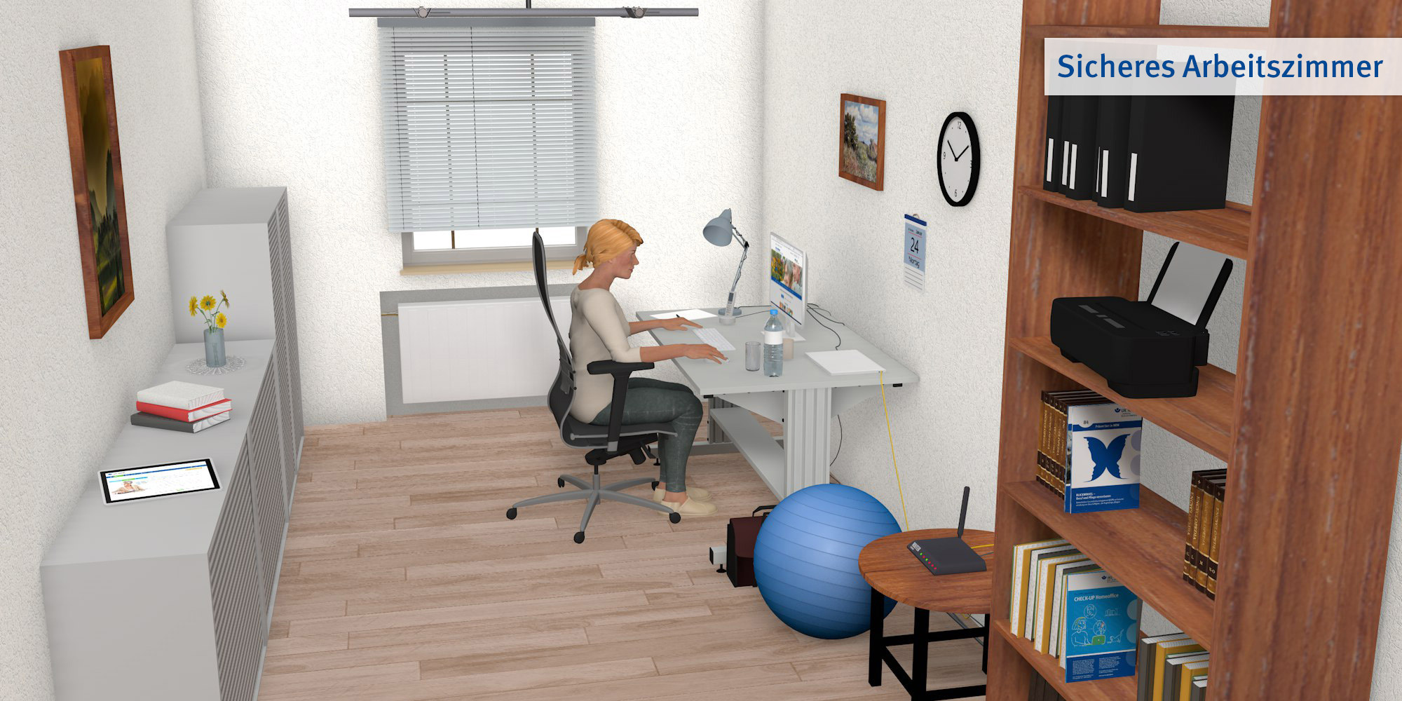Arbeitszimmer - optimierte Version